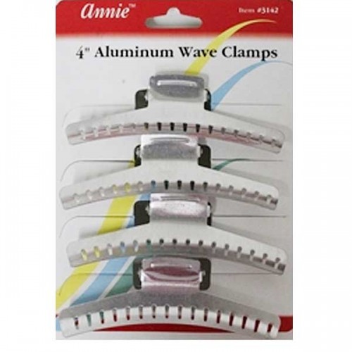 Annie 4" Aluminum Wave Clamps #3142